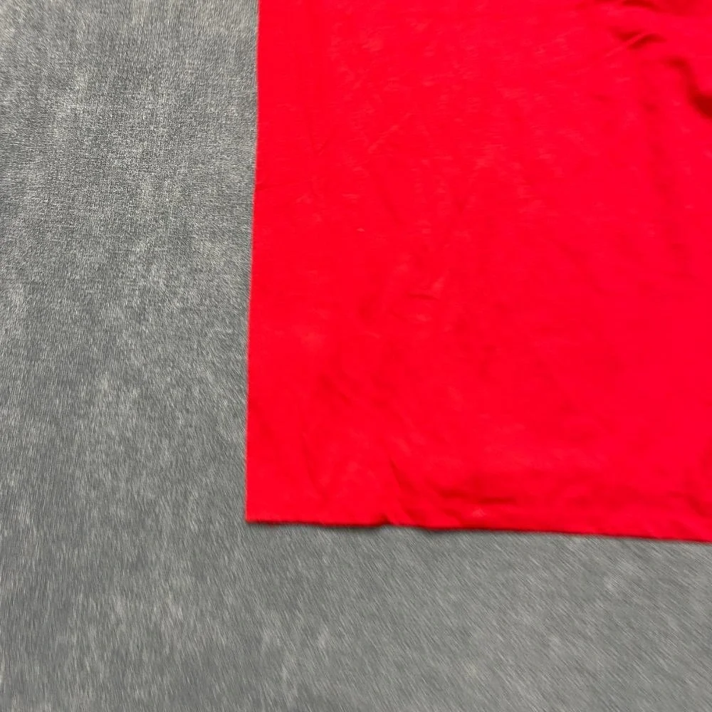 Nike Dri Fit T-Shirt Mens Medium Red Athletic Cut Swoosh Logo Travel Casual Tee